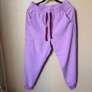 Figs Dusk Purple Jogger Scrub Pants